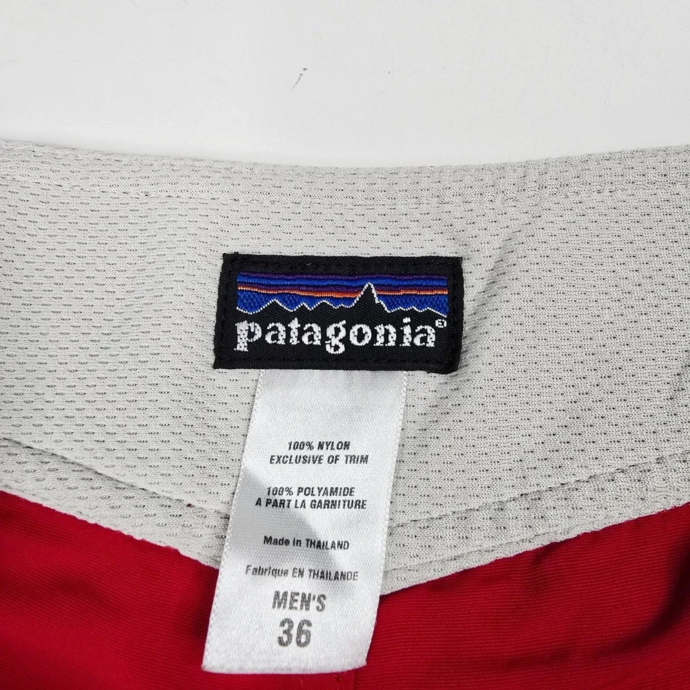 Patagonia Mens Red Board‎ Shorts Swim Trunks Water Sport Size 36